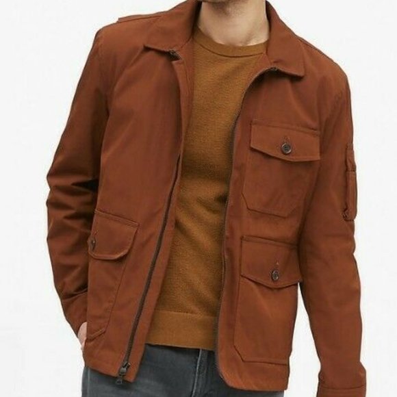 Banana Republic Water-Repellent Drill Jacket M - Picture 1 of 7